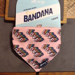 NEW Whimsy Large Reversible Bandana Collar
